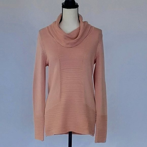 Calvin Klein Sweaters - Calvin Klein Women's Cowl Neck Sweater Pink Size: Small NWOT